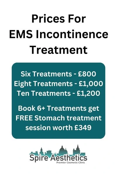 EMS Incontinence Treatment Prices Bridgend