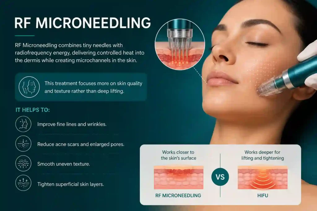What Does RF Microneedling Do That HIFU Alone Cannot Bridgend