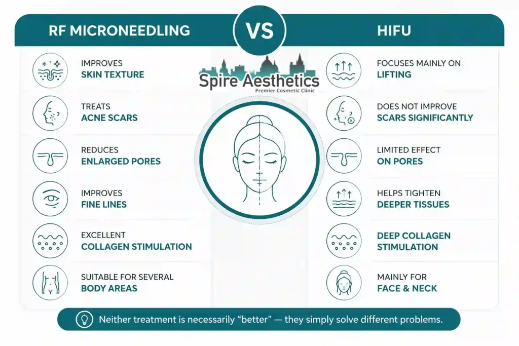 RF Microneedling vs HIFU: Which Treatment Gives Better Results Bridgend?